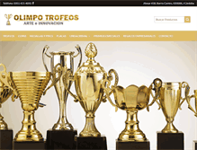 Tablet Screenshot of olimpotrofeos.com